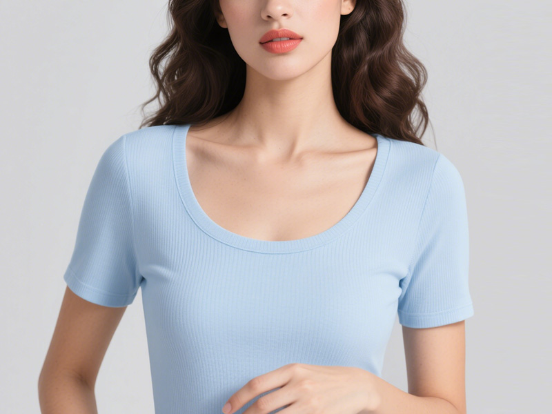 Scoop-Neck-T-Shirt